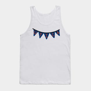 Utica Banner (blue) Tank Top